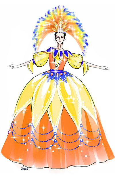 舞台演出服装花灯表演服装设计与定制,景区花车巡游演出服装花灯服装设计！